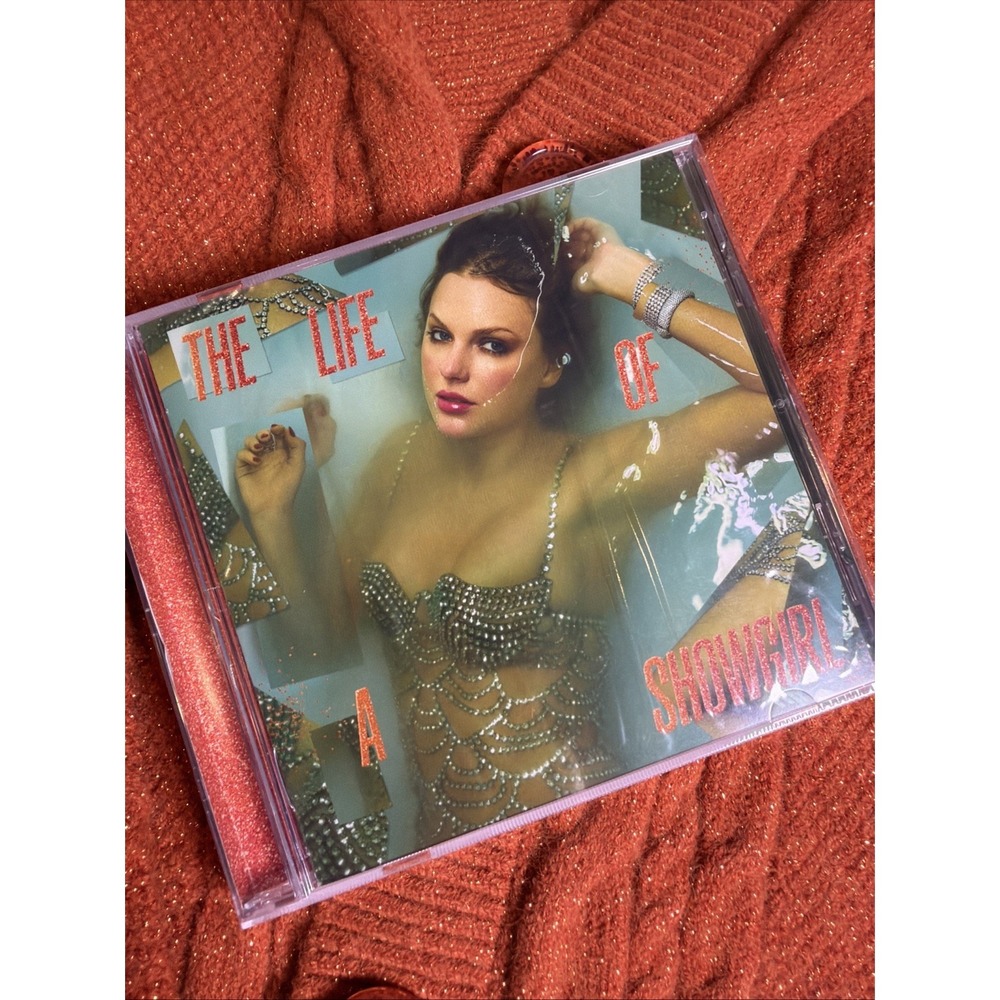 TAYLOR SWIFT The Life Of A Showgirl CARDIGAN CD BOX SET XL/2XL Brand New Sealed - Picture 4 of 16